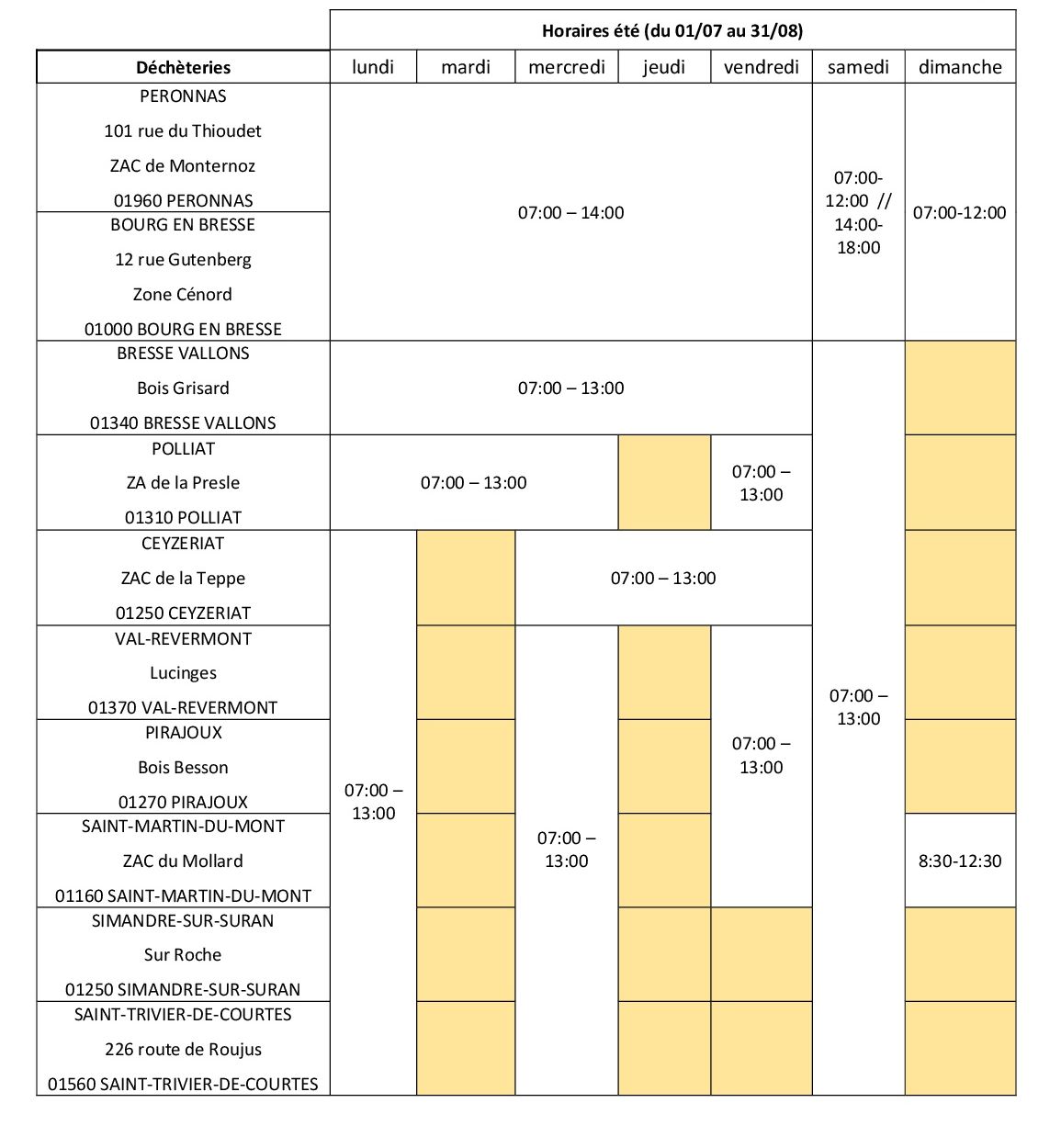 19915 408 horaires ete 2023 decheteries