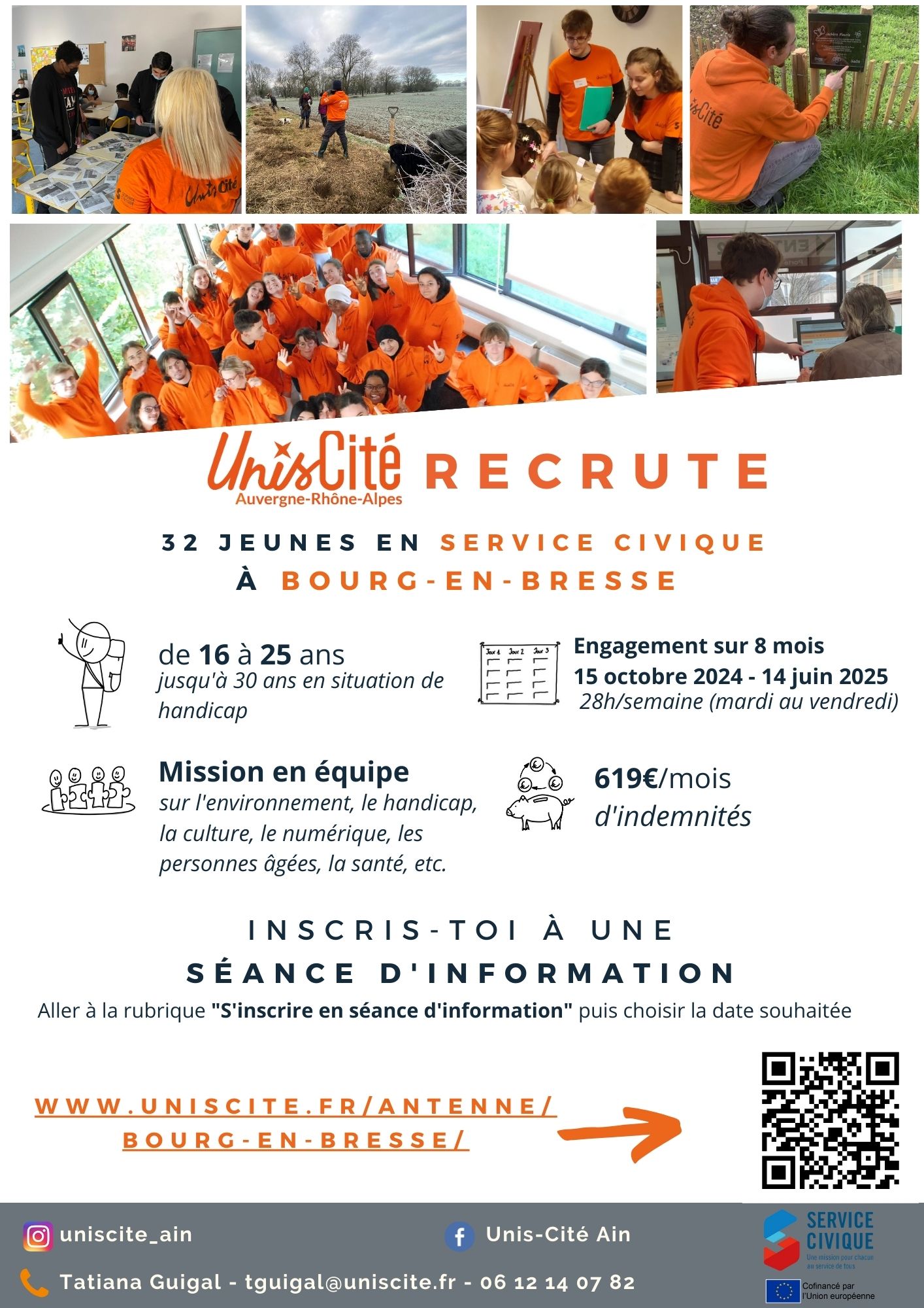 Affiche Unis Cit Bourg 2024