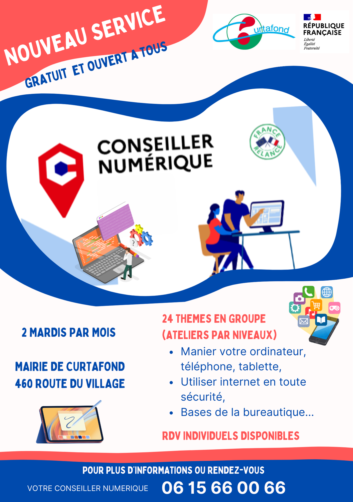 Flyer A5 CONSEILLER NUMERIQUE