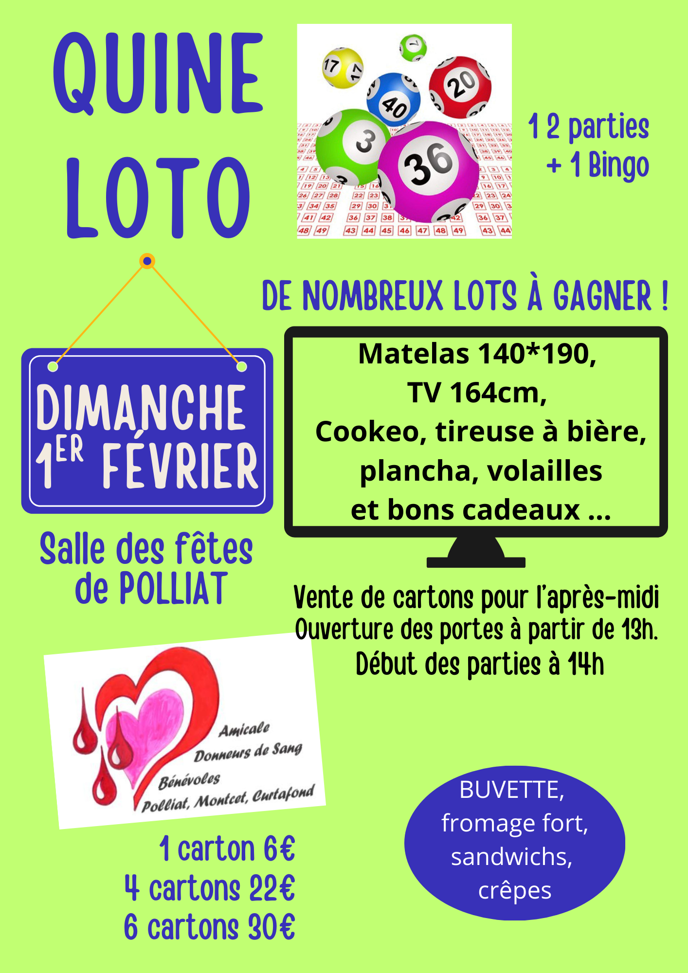 affiche QUINE LOTO 2026